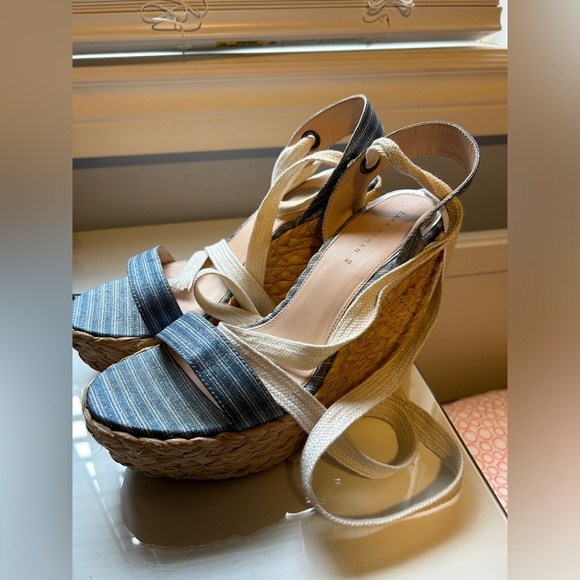 Zara Woman Platform Wedge Sandals 40 - Picture 9 of 12